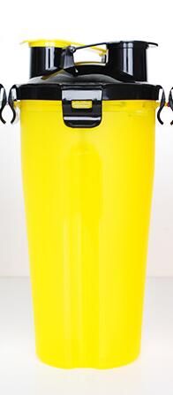 2 in 1 Portable Pet Water Bottle with Silicone Bowl