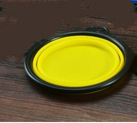 2 in 1 Portable Pet Water Bottle with Silicone Bowl