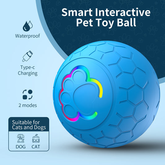Remote Control Intelligent Jumping Pet Ball Toy