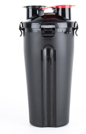 2 in 1 Portable Pet Water Bottle with Silicone Bowl