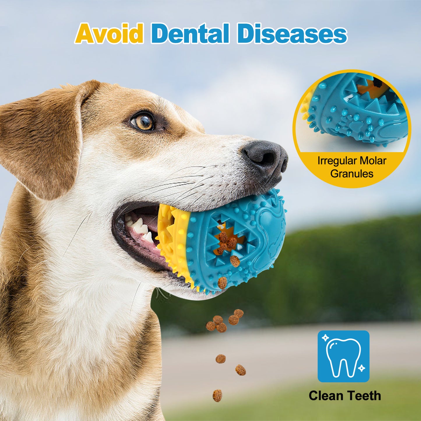Dog Treat Dispensing Chew Ball