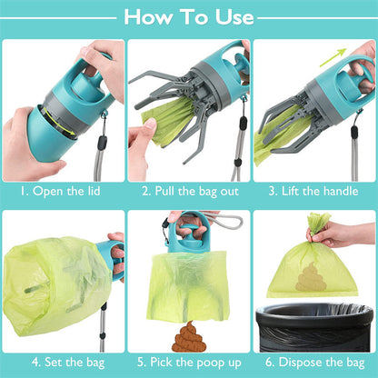 Portable Dog Pooper Scooper Shovel