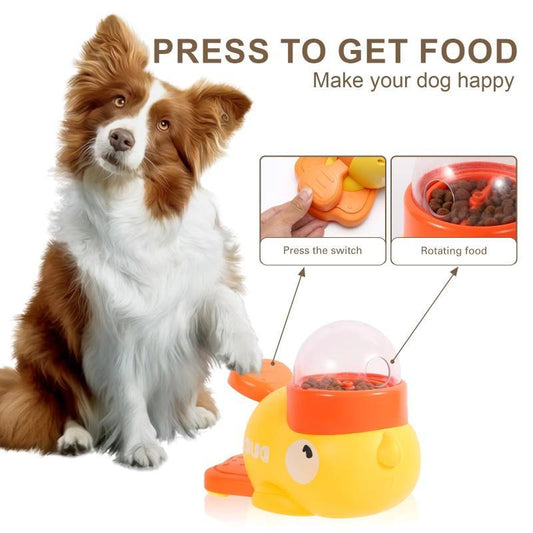 Interactive Dog Puzzle Feeder Treat Dispenser Toy